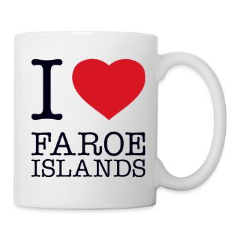 j’adore Îles Féroé - Mug blanc - blanc - Droite
