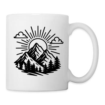 Mountains - Mug - white - Right