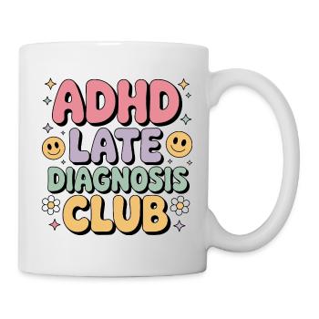 Club de diagnostic tardif du TDAH - Mug blanc - blanc - Droite