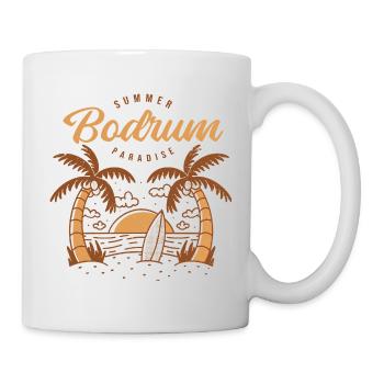 Türkisch Style Design – Sommerparadies Bodrum - Tasse - Weiß - Rechts