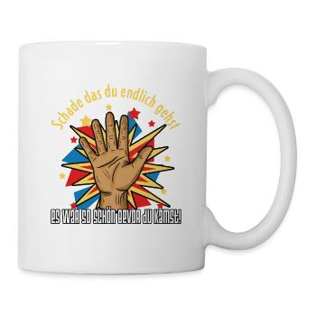 Popart Hand with Explosiveness, Oxymoron - Mug - white - Right