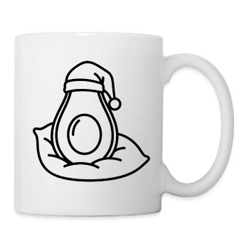 Schlavocado Avocat Sommeil Pyjama Cadeau Drôle - Mug blanc - blanc - Droite