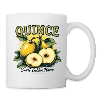 Quitte Vintage - Tasse - Weiß - Rechts