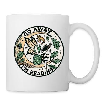 Go Away I'm Reading Fairy Circle - Mug - white - Right
