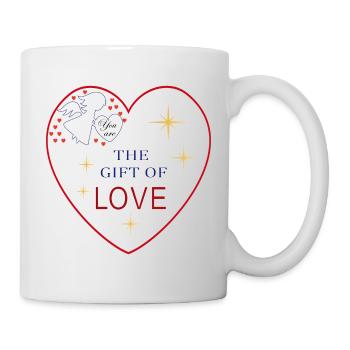 Heart Angel Love - Mug - white - Right