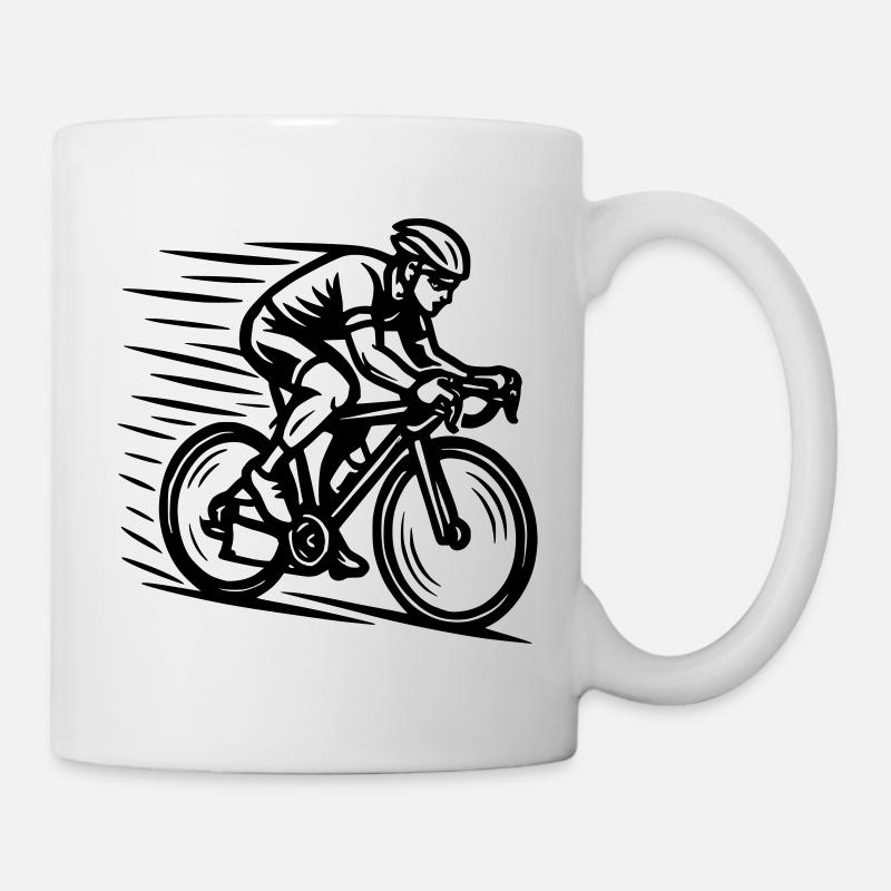 Coureur - Mug blanc - blanc