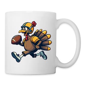 Thanksgiving Football Turkey - Mug - white - Right