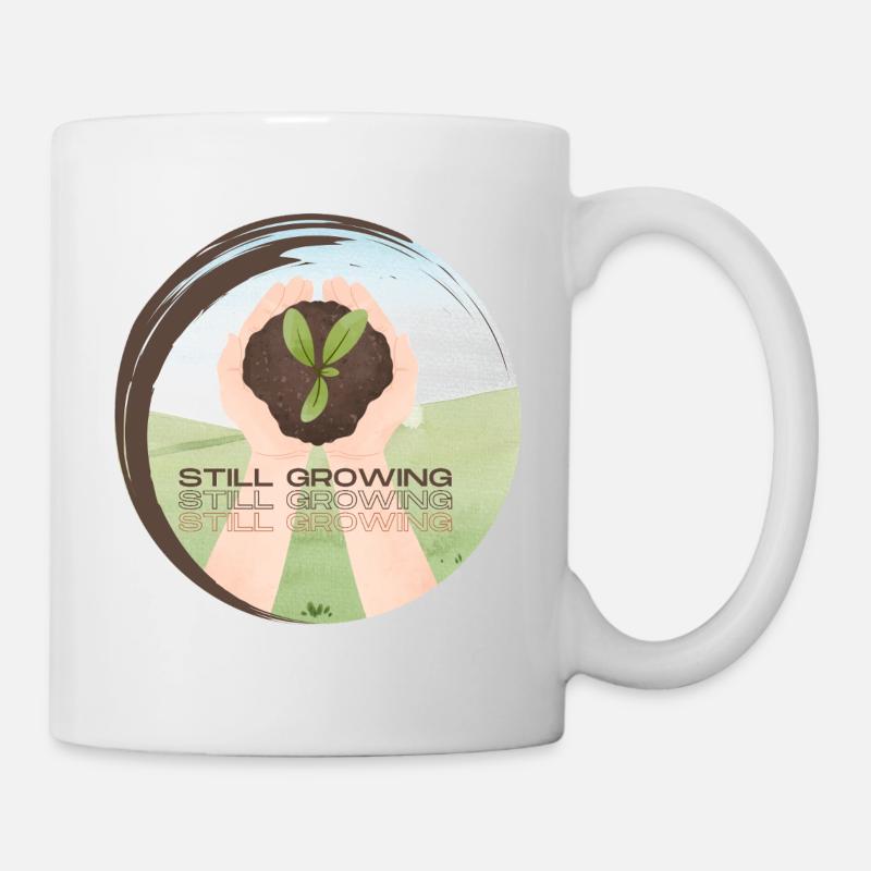 Toujours en croissance – Plante en croissance - Mug blanc - blanc