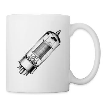 Tube EL34-transparent - Mug blanc - blanc - Droite