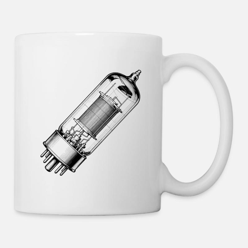 Röhre EL34-durchsichtig - Tasse - Weiß