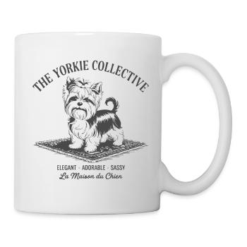 Yorkie Collective Logo Druck - Tasse - Weiß - Rechts