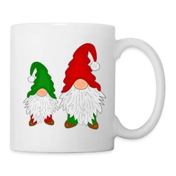 lustige Wichtel - Tasse - Weiß - Rechts