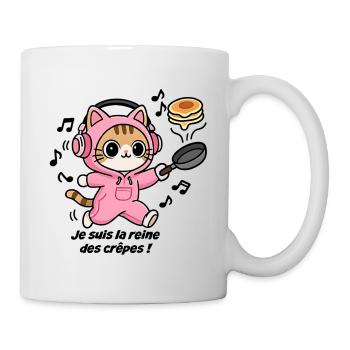 Cat Chef Rose, I'm the Queen of Pancakes - Mug - white - Right