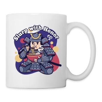 Slurping with Honor Armor - Mug - white - Right