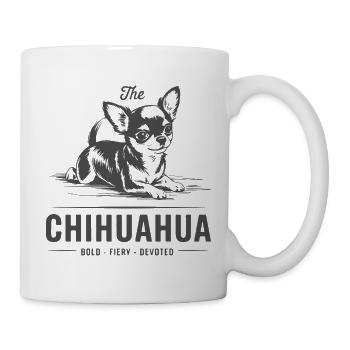 Chihuahua Flame Heart Emblem - Mug - white - Right