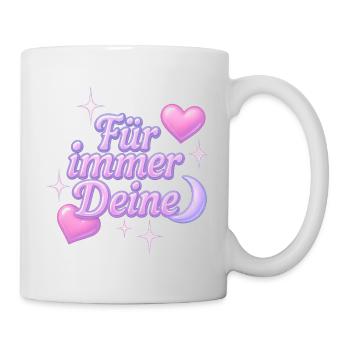 für immer deine / y2k statement design - Tasse - Weiß - Rechts