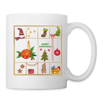 Christmas collage - Mug - white - Right