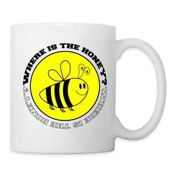 Bee Where is the Honey? - Mug - white - Right