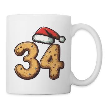 34 Number Cookie Christmas - Mug - white - Right