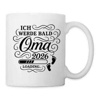 Ich werde bald Oma 2026 - Tasse - Weiß - Rechts
