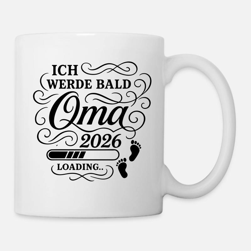 Ich werde bald Oma 2026 - Tasse - Weiß