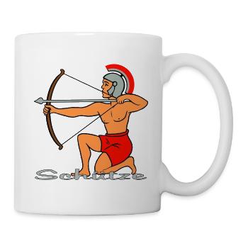 Signe du zodiaque Sagittaire - Mug blanc - blanc - Droite