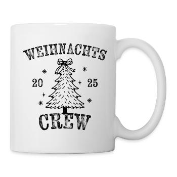 Weihnachtscrew 2025 - Tasse - Weiß - Rechts