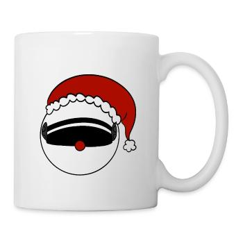 Santa Claus Helmet - Mug - white - Right