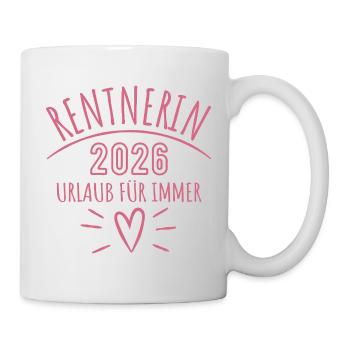Retraité 2026 | Vacances pour toujours | Pension Pensione - Mug blanc - blanc - Droite