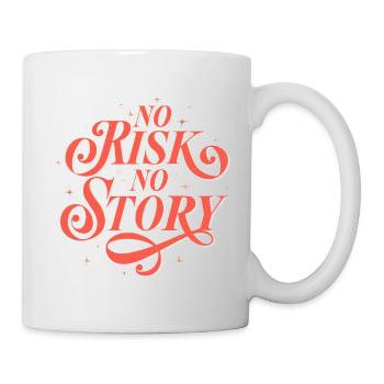 AUCUN RISQUE. PAS D’HISTOIRE. - Mug blanc - blanc - Droite