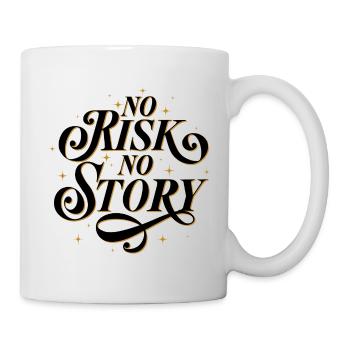 Aucun risque. Pas d’histoire. - Mug blanc - blanc - Droite