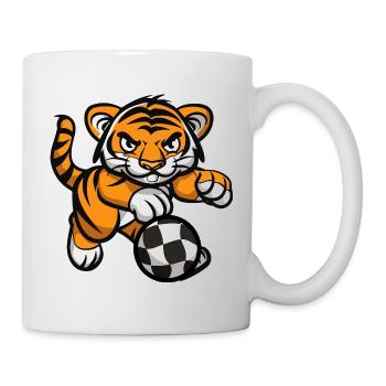 Tiger Football - Mug blanc - blanc - Droite