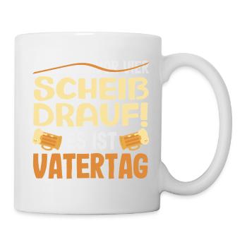 Lustiges Vatertag Geschenk Papa Bier - Tasse - Weiß - Rechts