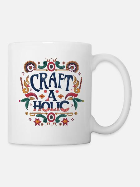 Craft-aholic - Tasse - Weiß