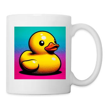 Caneton Canard Canard Canard - Mug blanc - blanc - Droite