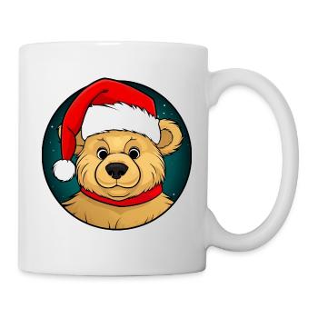 Bär Weihnachten - Tasse - Weiß - Rechts
