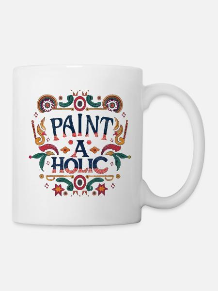 Paint-aholic - Mugg - vit