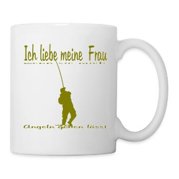 Angler motif - Mug - white - Right