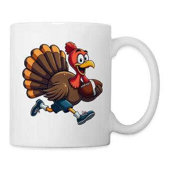 Thanksgiving Football Turkey - Mug - white - Right