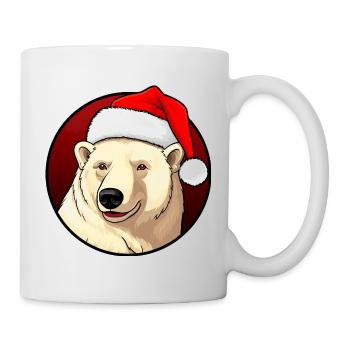Eisbären Weihnachten - Tasse - Weiß - Rechts