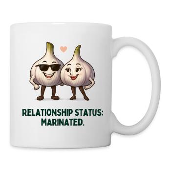 Garlic Relationship Status Marinated Cartoon - Mug - white - Right