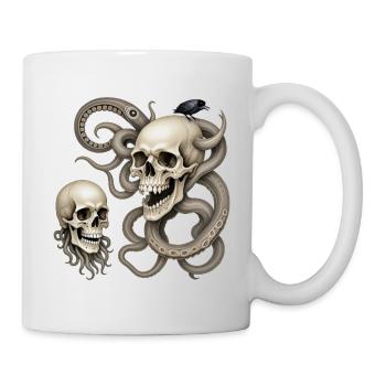 SKULL #1 - dark hell - Mug - white - Right
