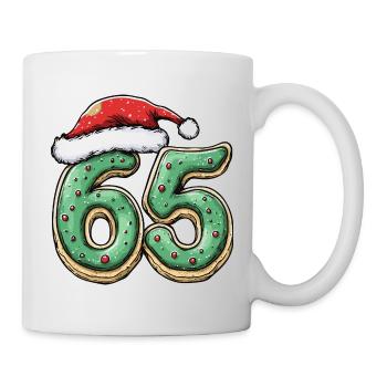 65 Number Cookie Christmas - Mug - white - Right