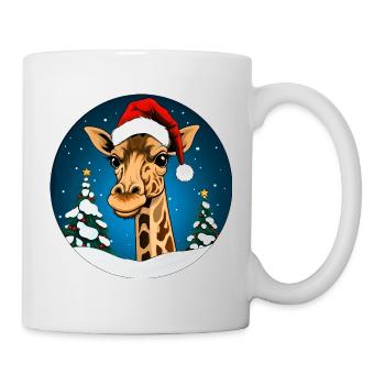 Santa Claus Giraffe - Mug - white - Right
