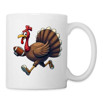 Thanksgiving Football Turkey - Mug - white - Right