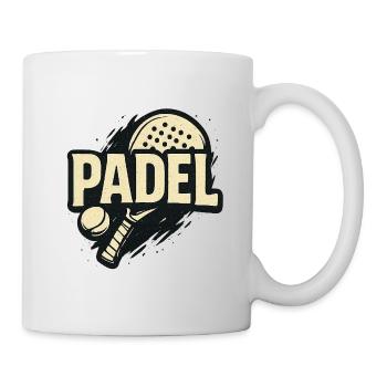 Padel Kraft Logo - Mug blanc - blanc - Droite