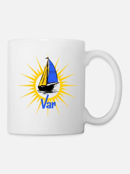 Voilier Soleil Var - Mug blanc - blanc