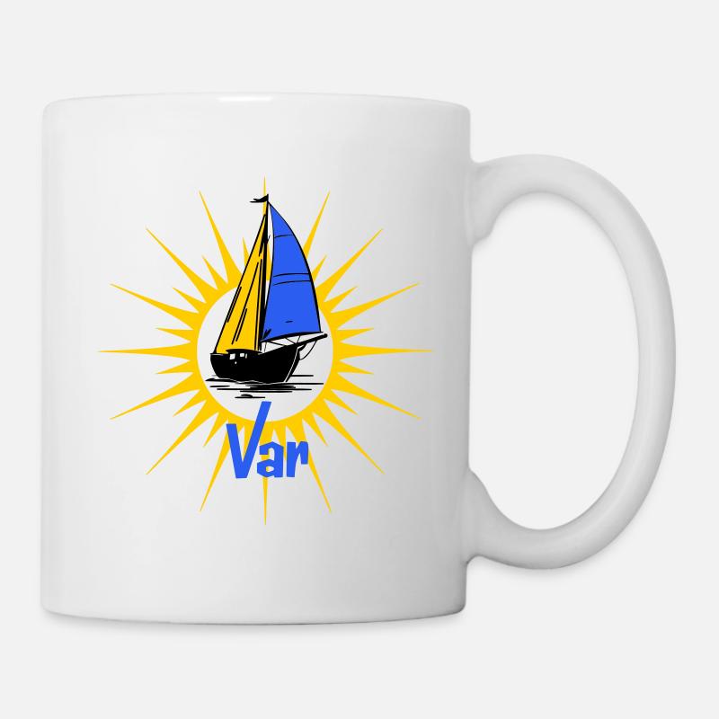 Voilier Soleil Var - Mug blanc - blanc