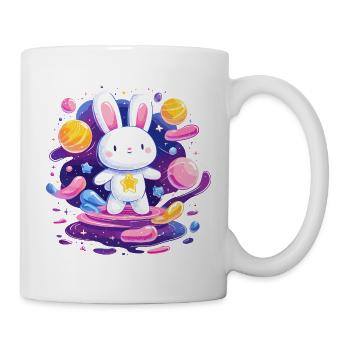 Cosmic Rabbit Star Flight - Mug - white - Right
