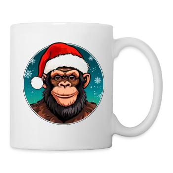 Christmas Chimpanzees - Mug - white - Right